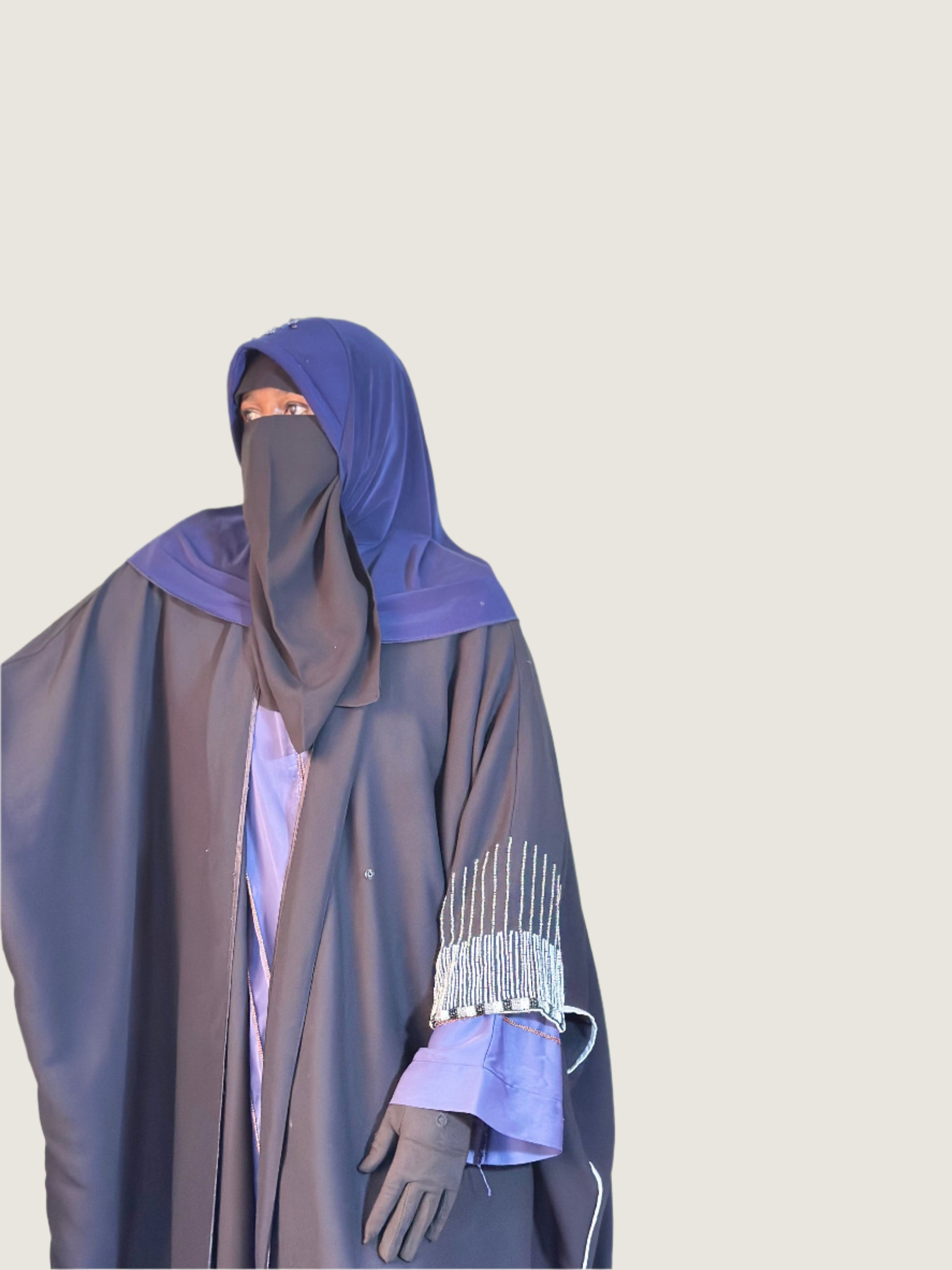 Single layer face niqab