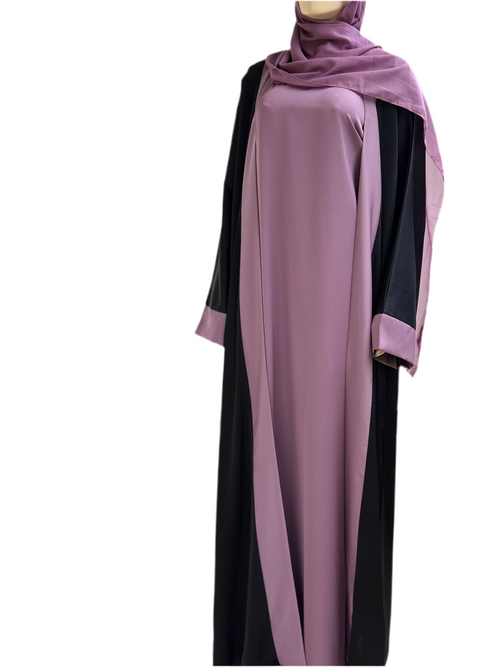2 Piece, two tone Abaya