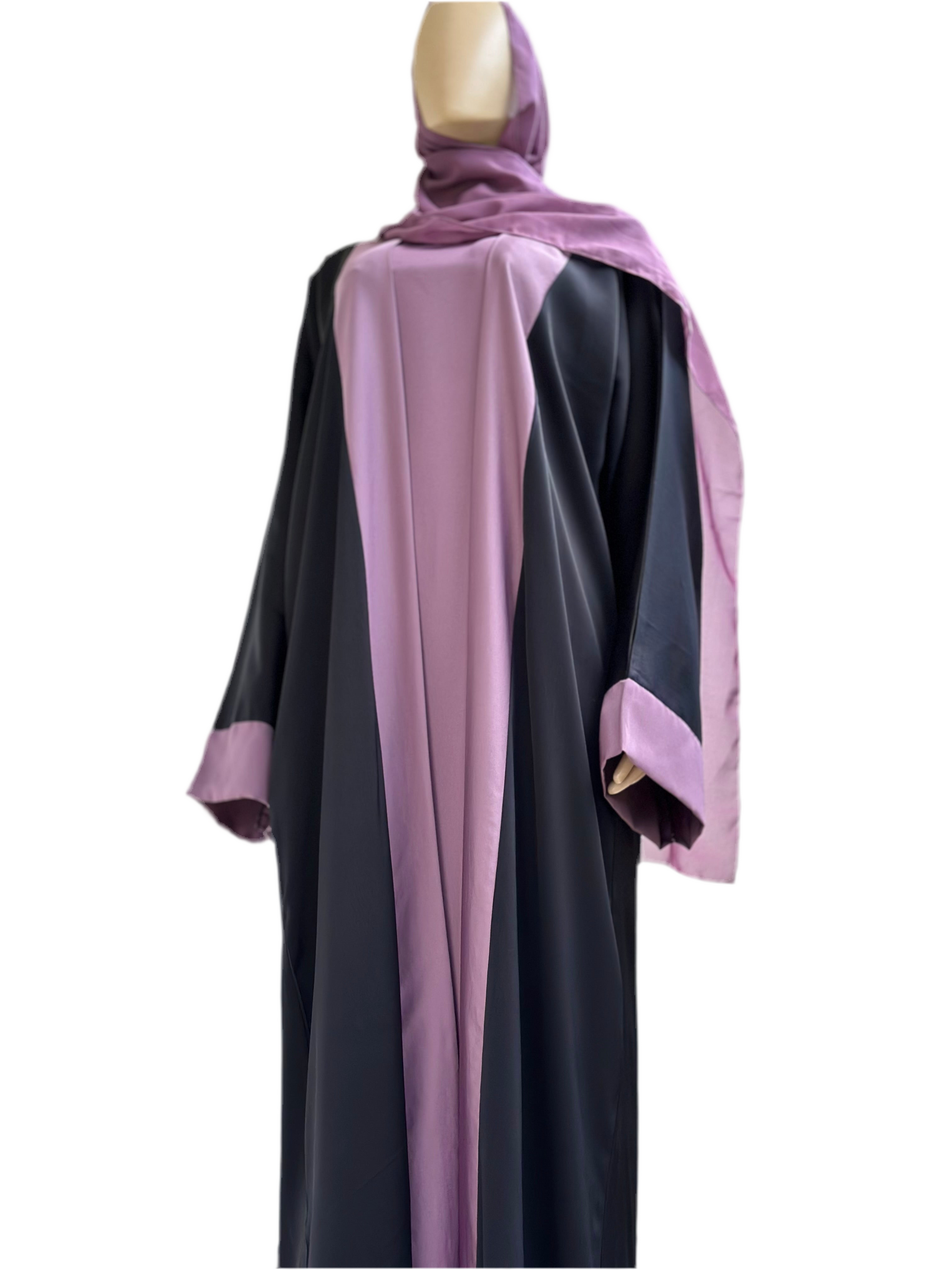 2 Piece, two tone Abaya