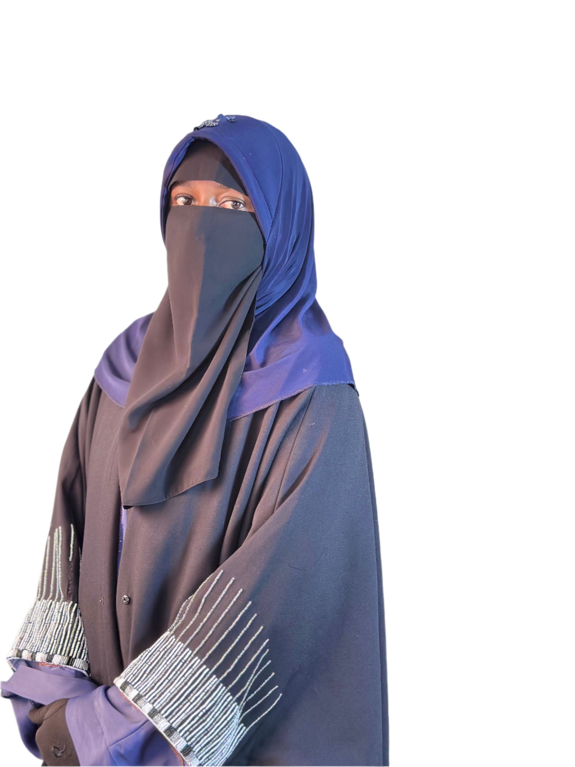 Single layer face niqab
