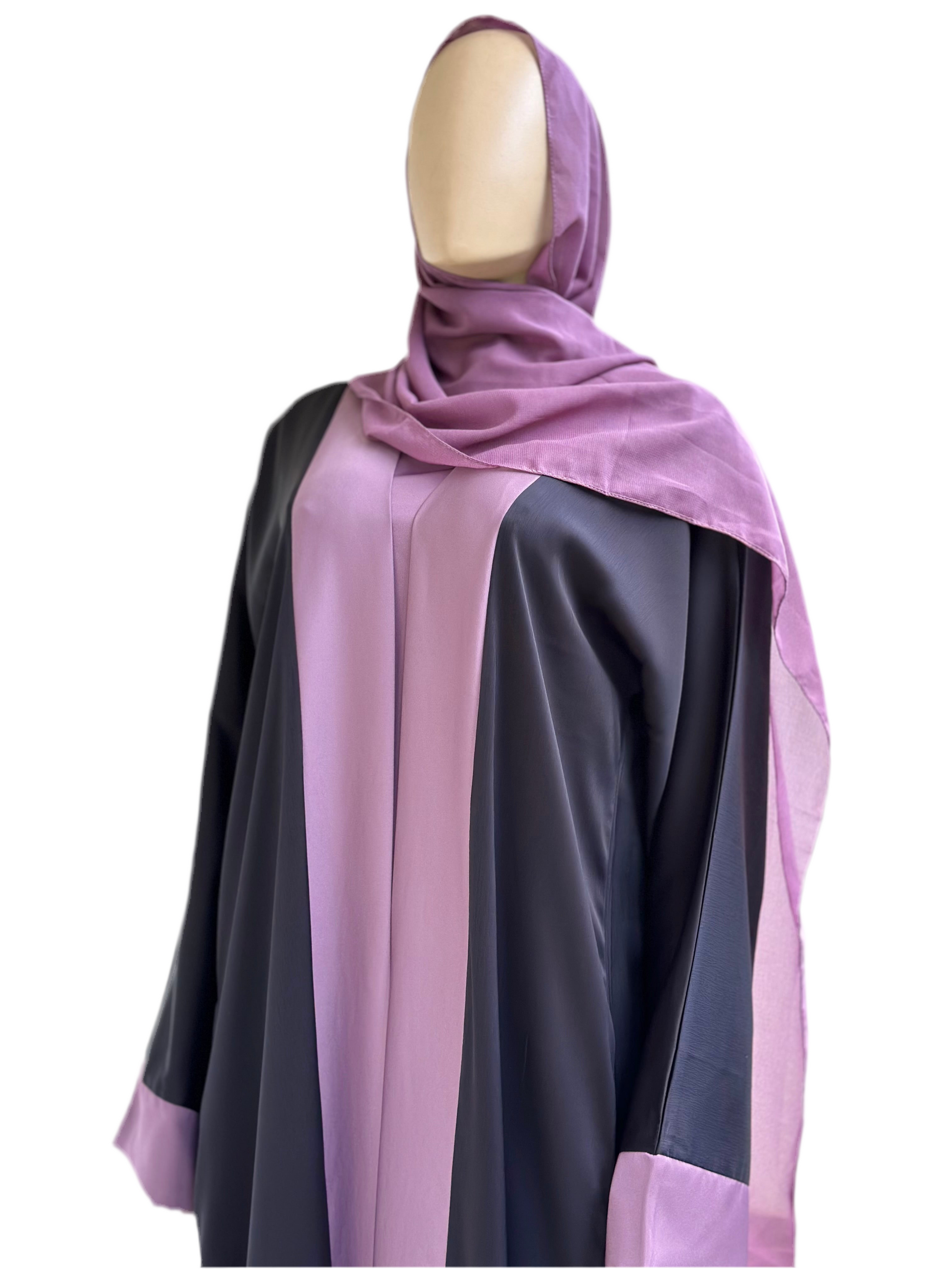 2 Piece, two tone Abaya