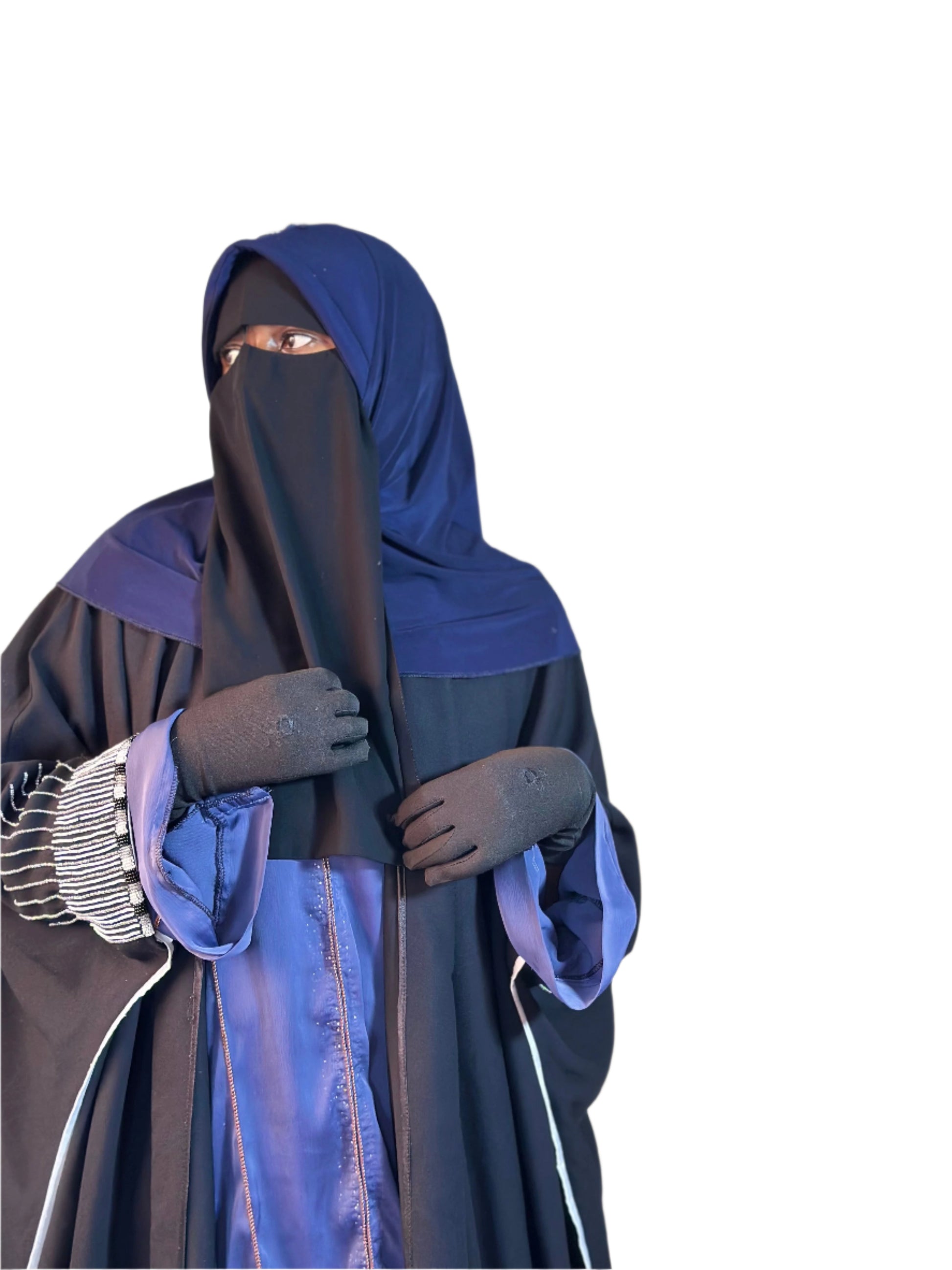 Single layer face niqab