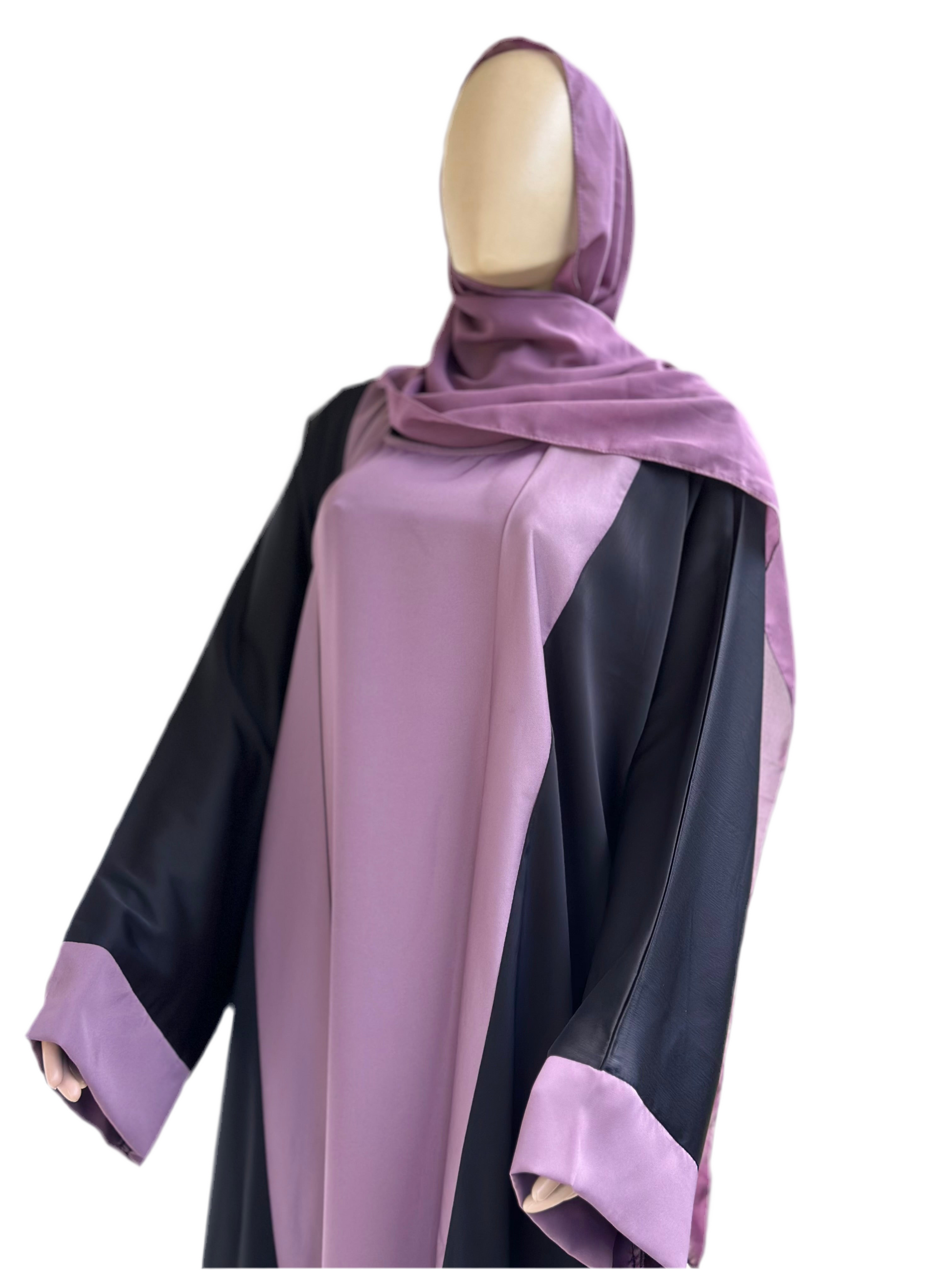 2 Piece, two tone Abaya