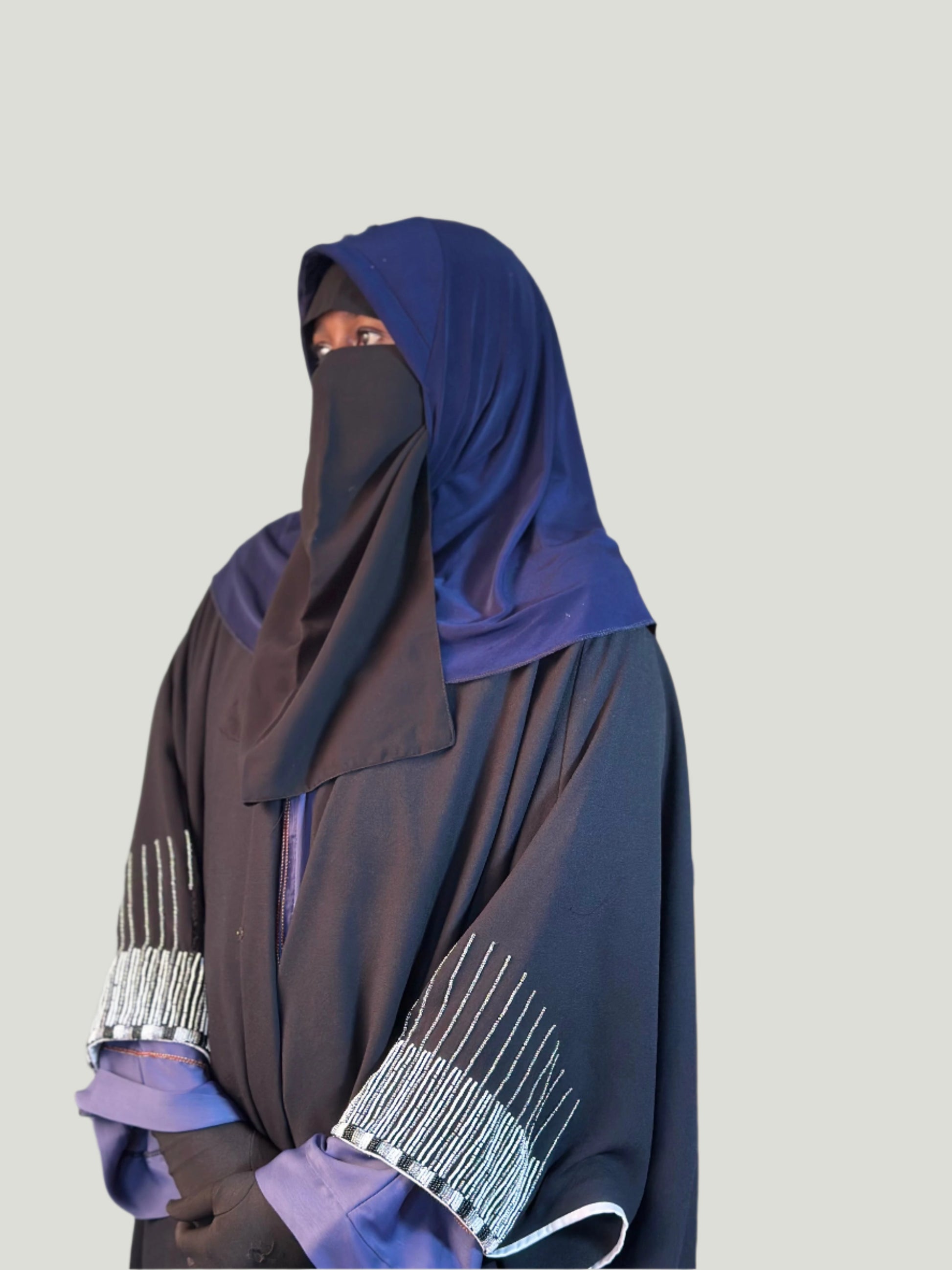 Single layer face niqab