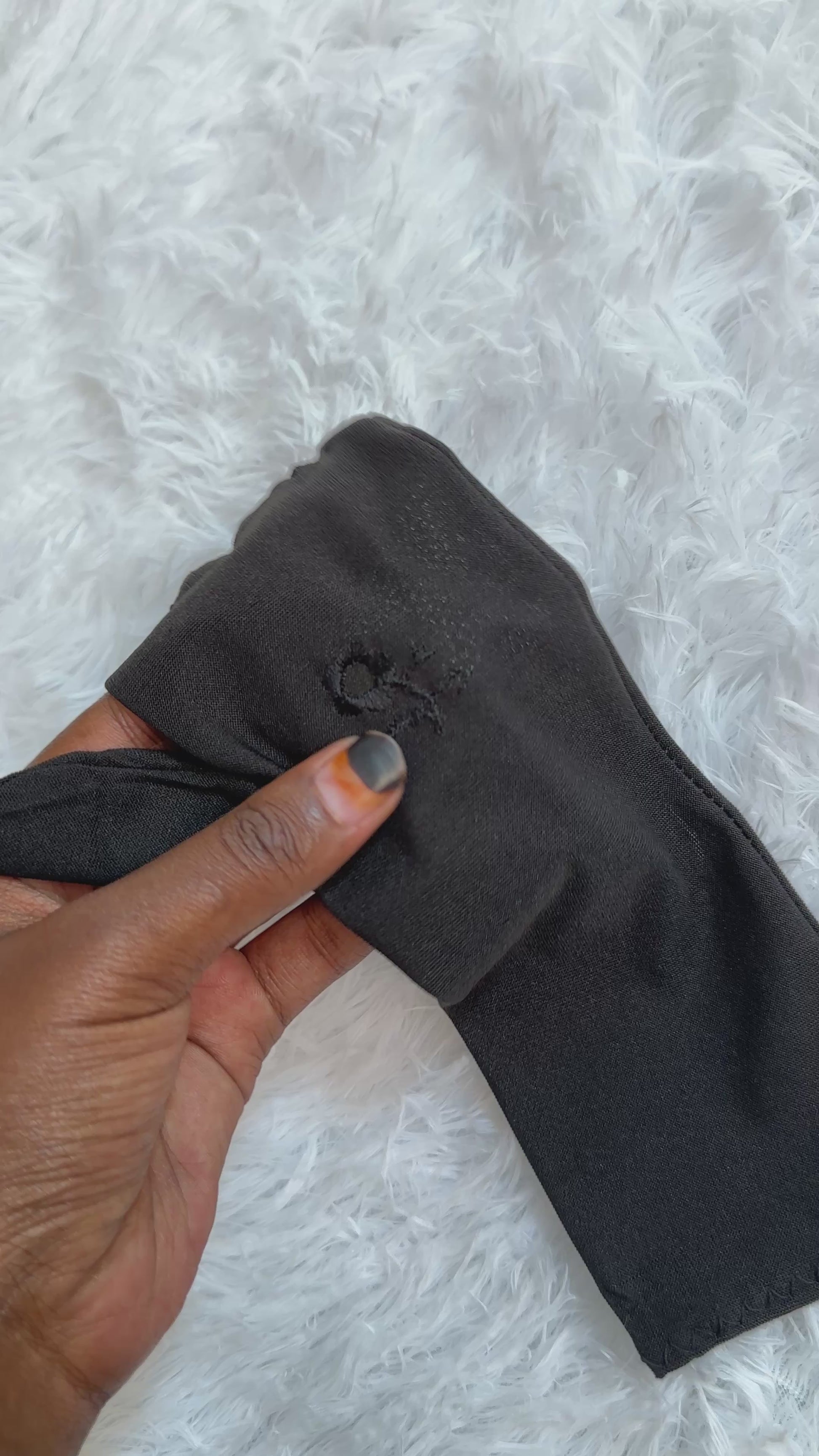 Abaya Hand gloves.