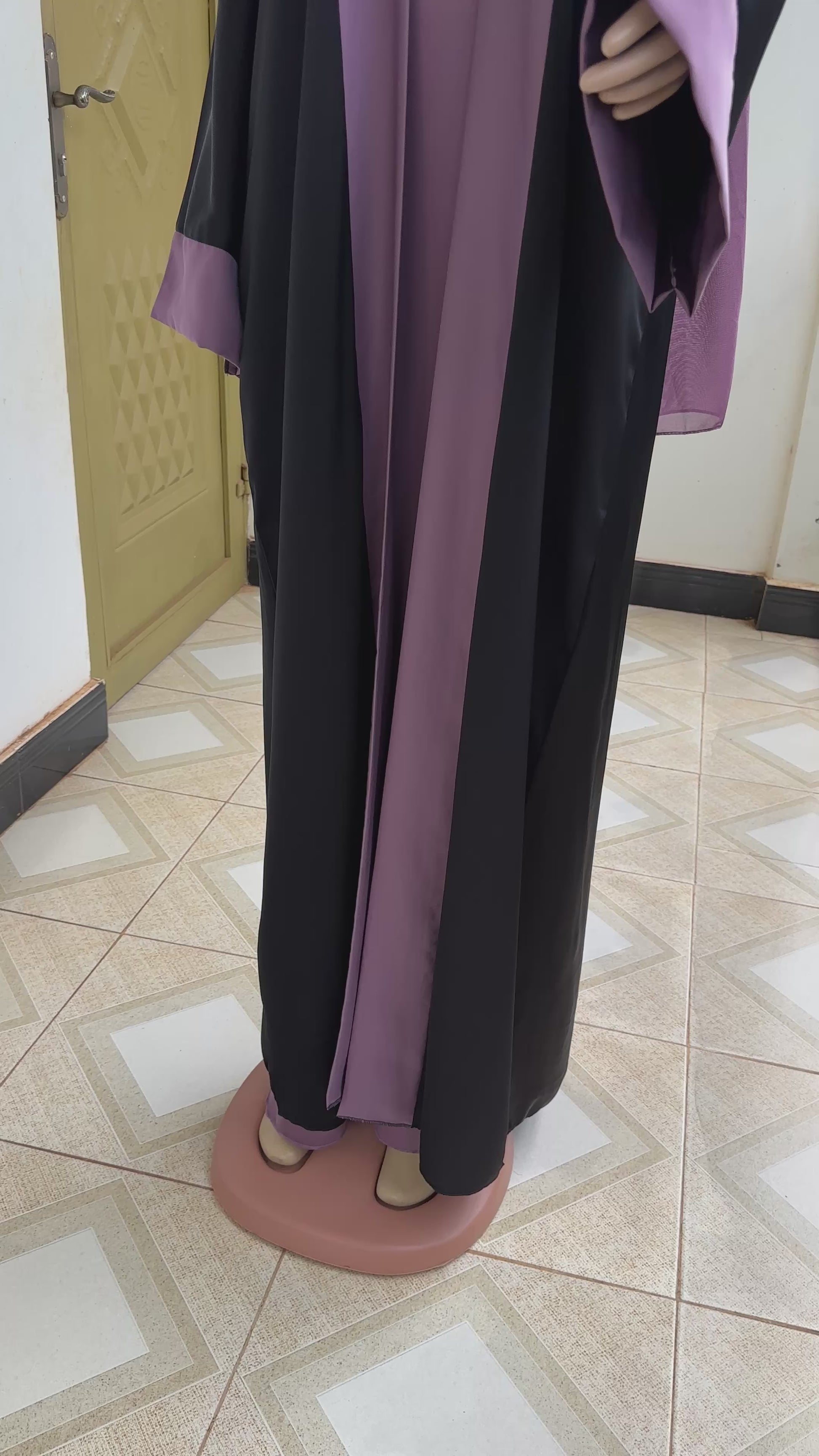 2 Piece, two tone Abaya